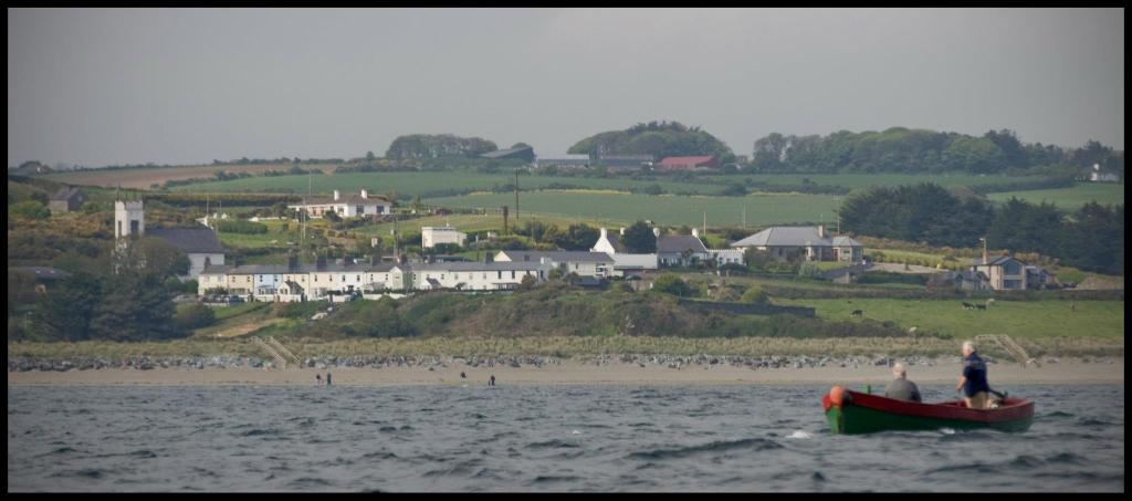 Andy and Billy in Boat in Bunmahon