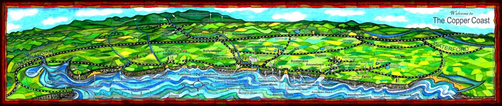 Hand-drawn map by Sean Corcoran